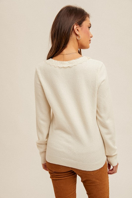 Ophelia Lace Sweater