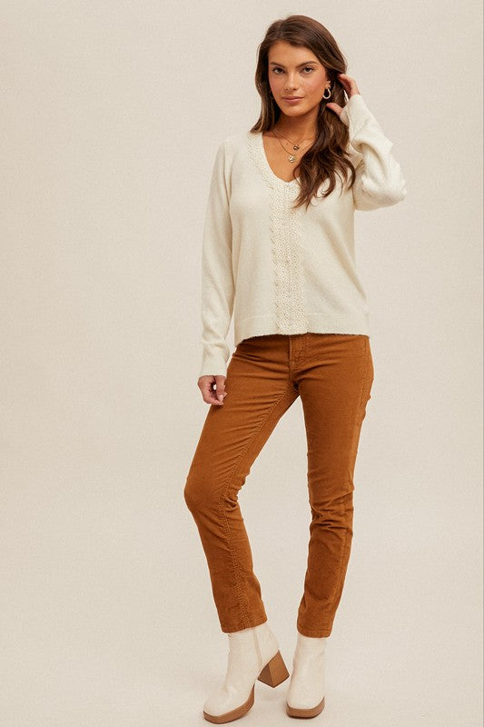 Ophelia Lace Sweater