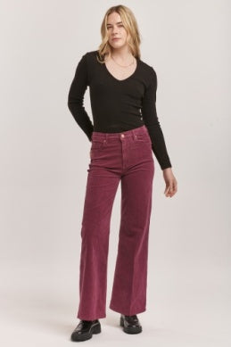 Plum Berry Corduroy Jeans