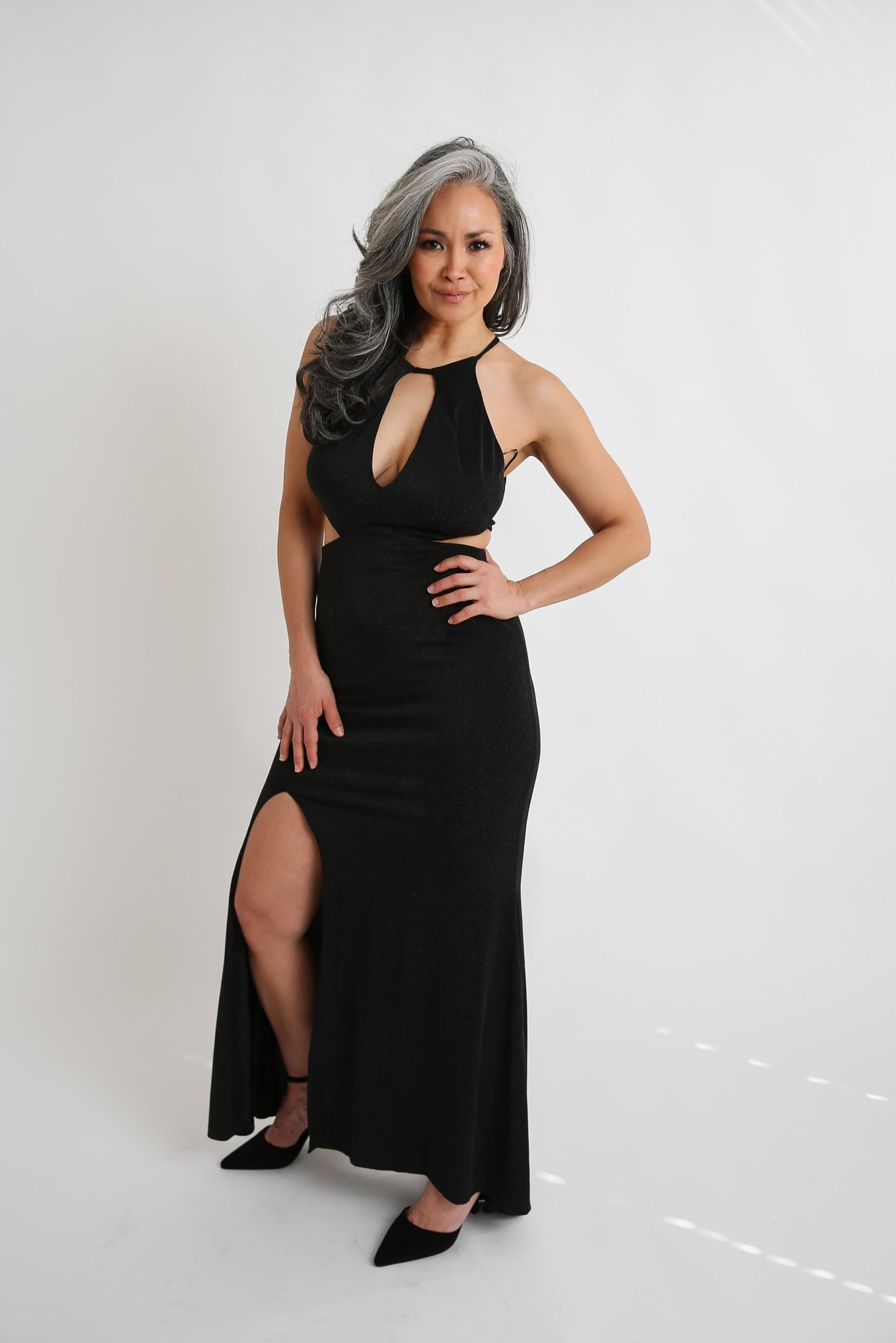 Black Gold Shimmer Dress Rental - Size Small Black Gold Shimmer Dress Rental - Size Small