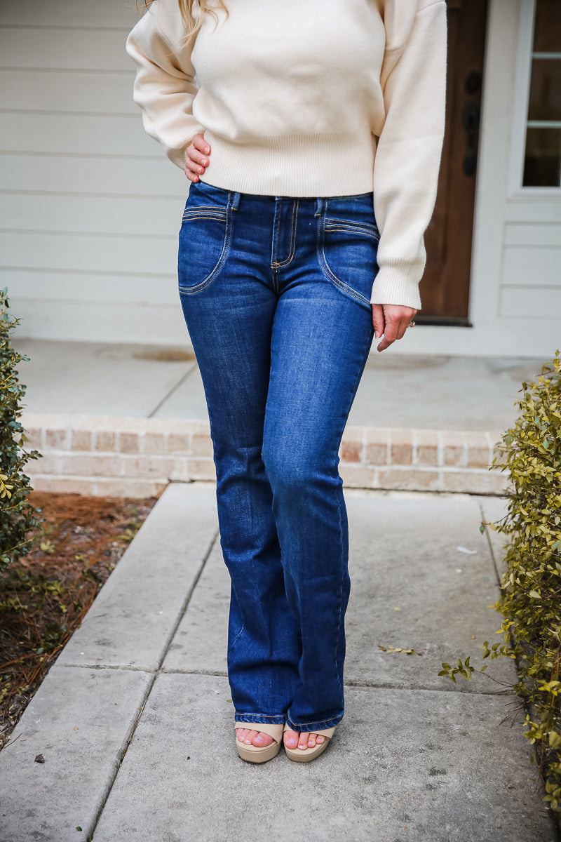 Dear John Jaxtyn High Rise Bootcut Jeans