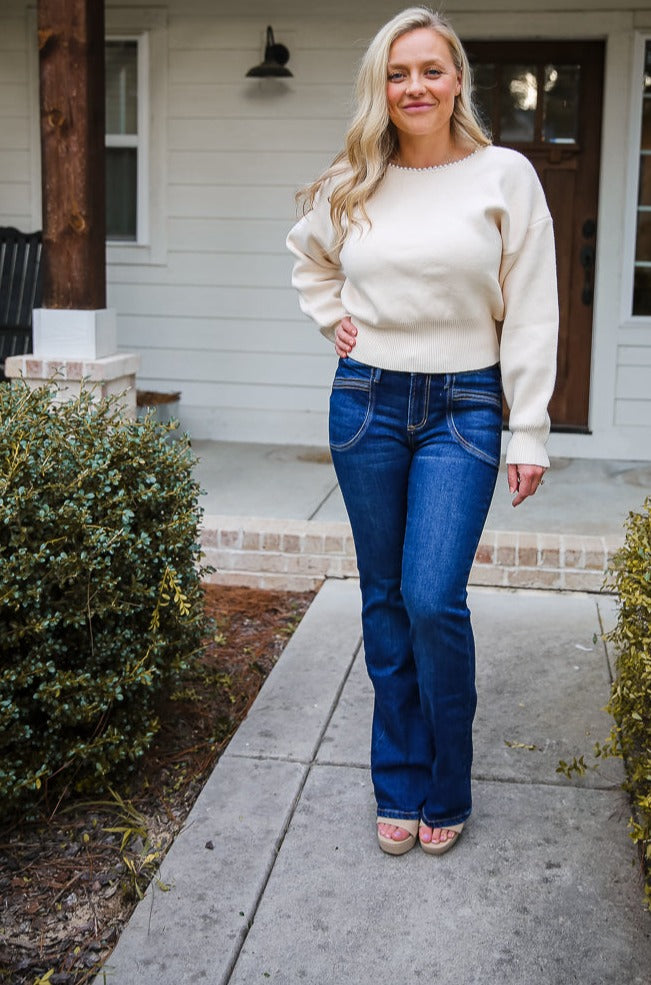Dear John Jaxtyn High Rise Bootcut Jeans