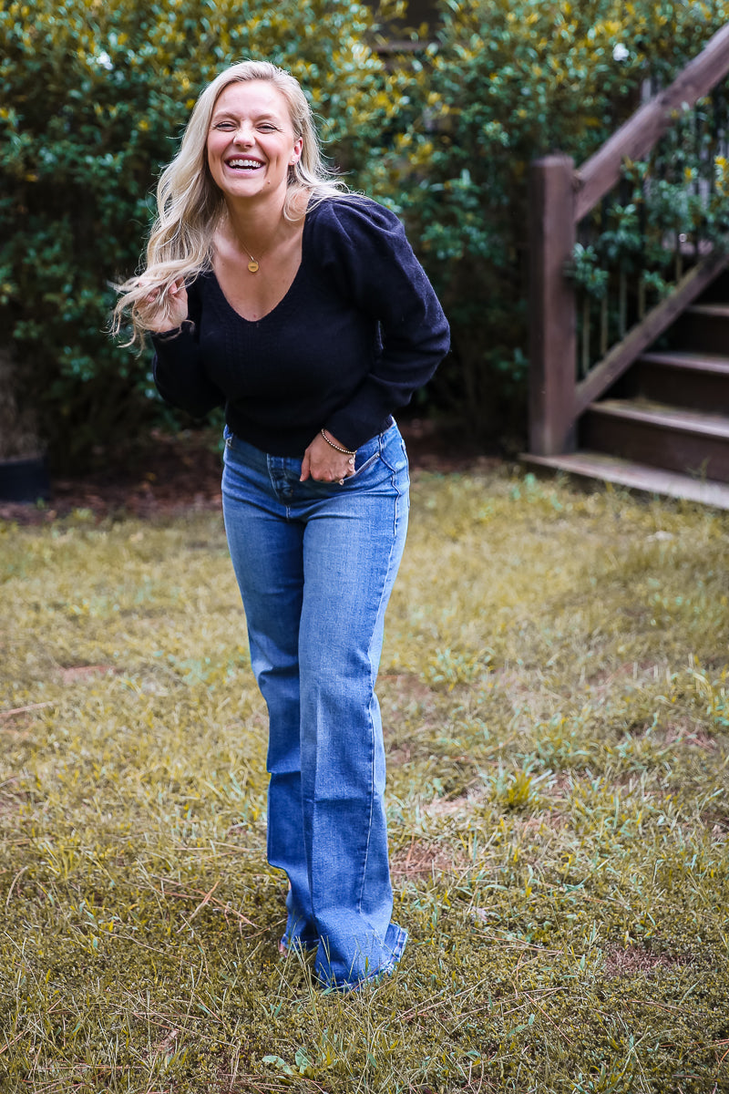 Dear John Farrah High Rise Wide Leg Jeans