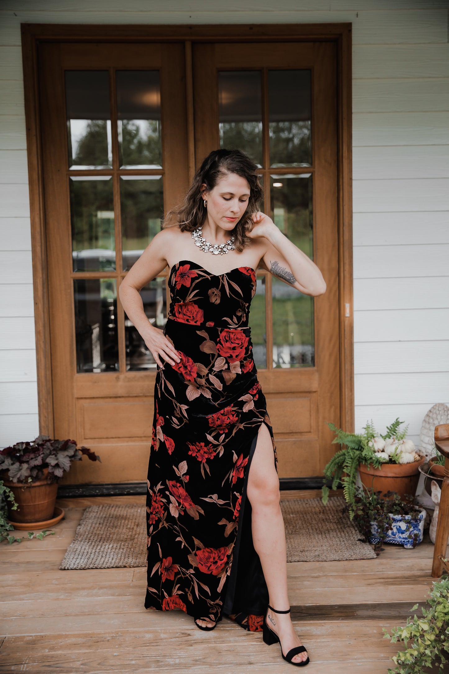 Amanda Velvet Dress Rental - Size Medium