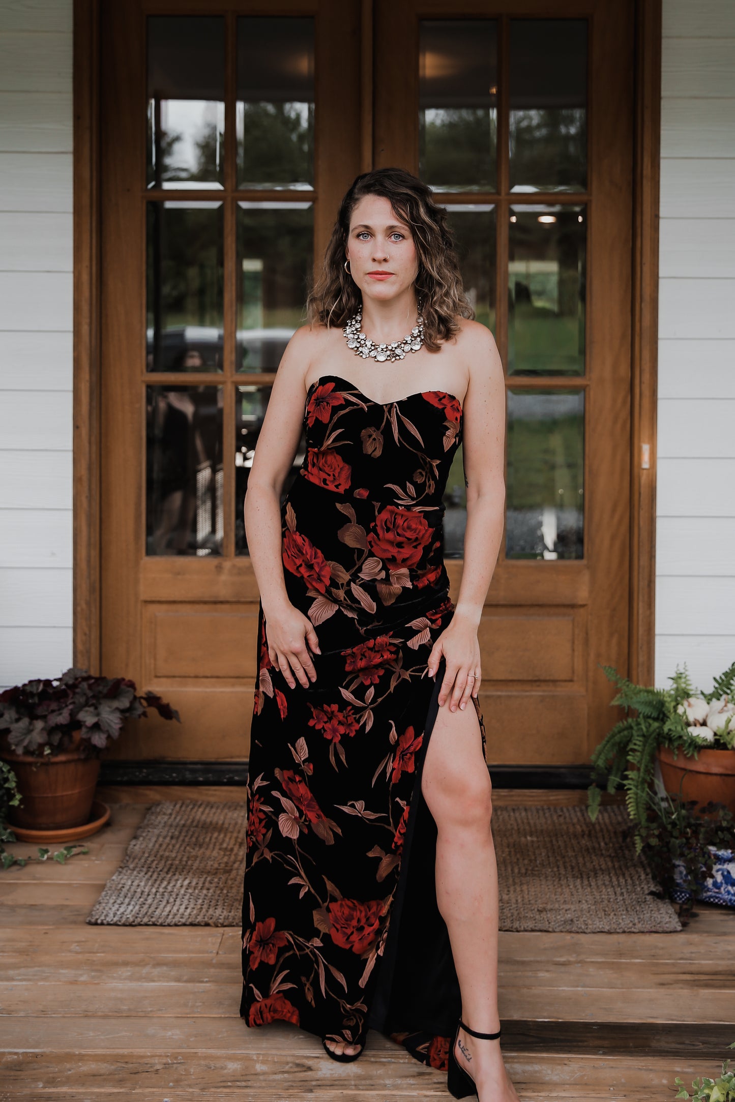 Amanda Velvet Dress Rental - Size Medium