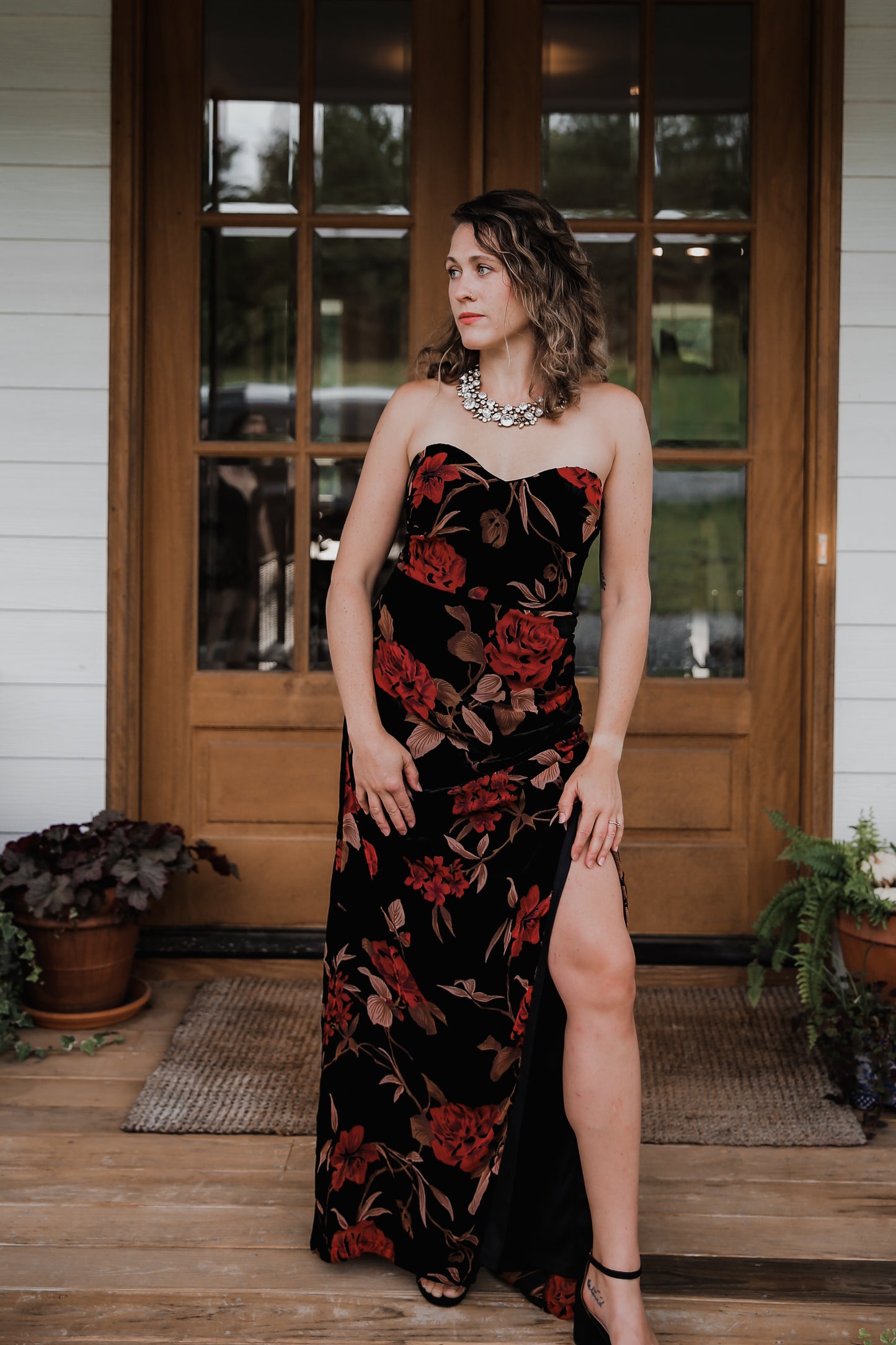 Amanda Velvet Dress Rental - Size Medium