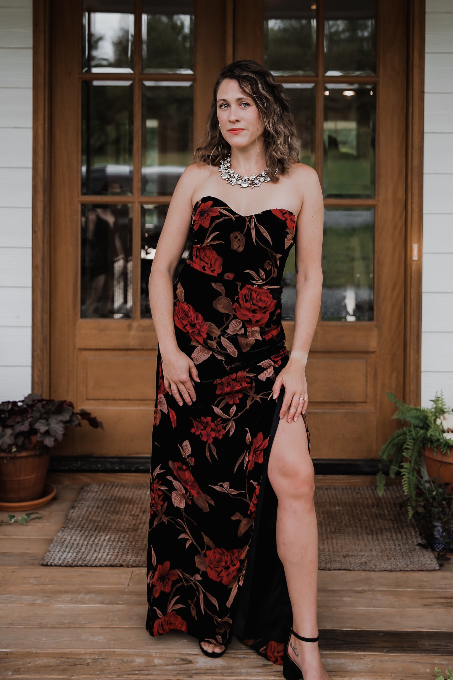 Amanda Velvet Dress Rental - Size Medium