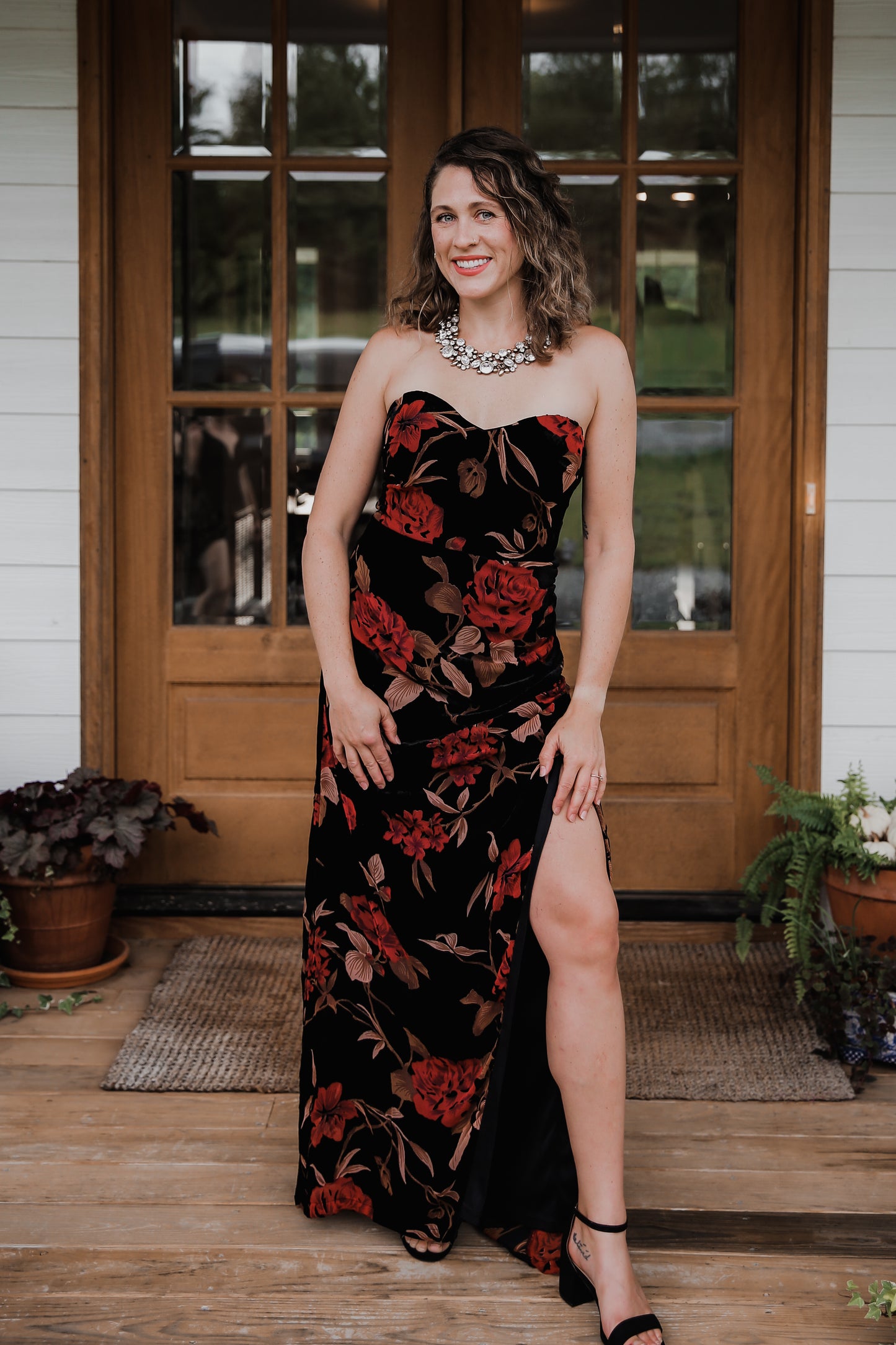 Amanda Velvet Dress Rental - Size Medium