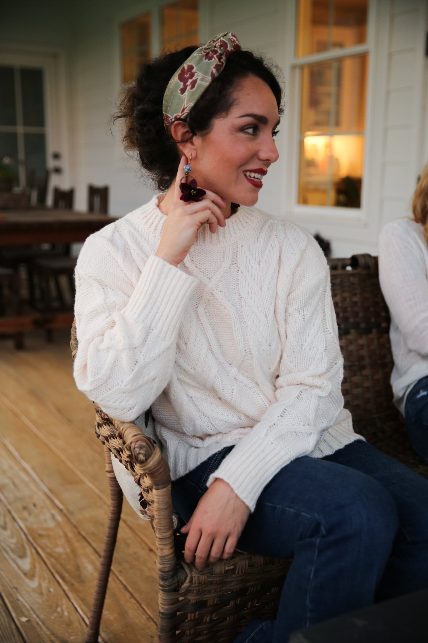 Mona Cable Knit Sweater
