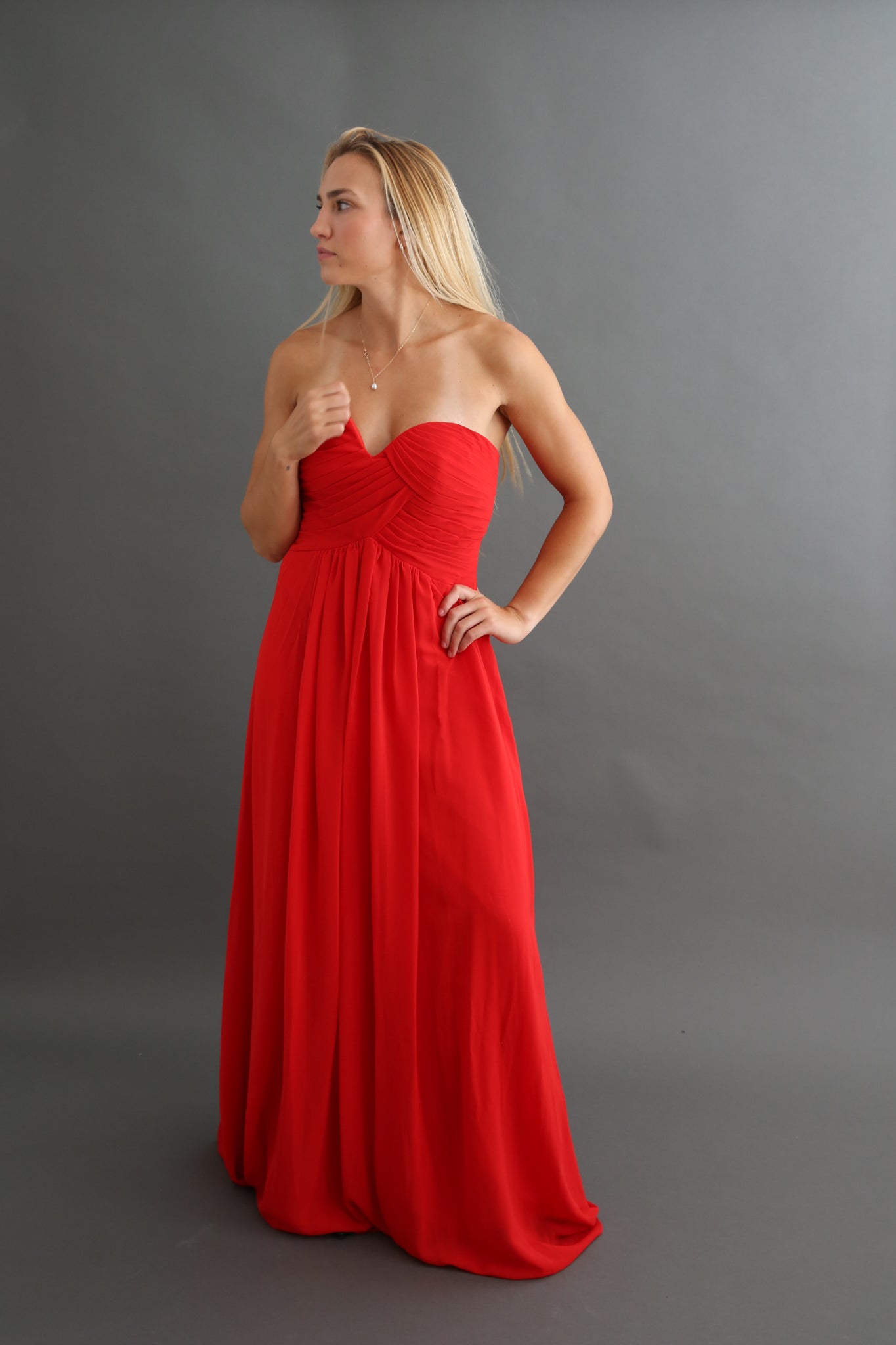 Everly Red Dress Rental - Size Med/Large (8-12) DRESSED Rentals Everly Red Dress Rental - Size Med/Large (8-12) DRESSED Rentals