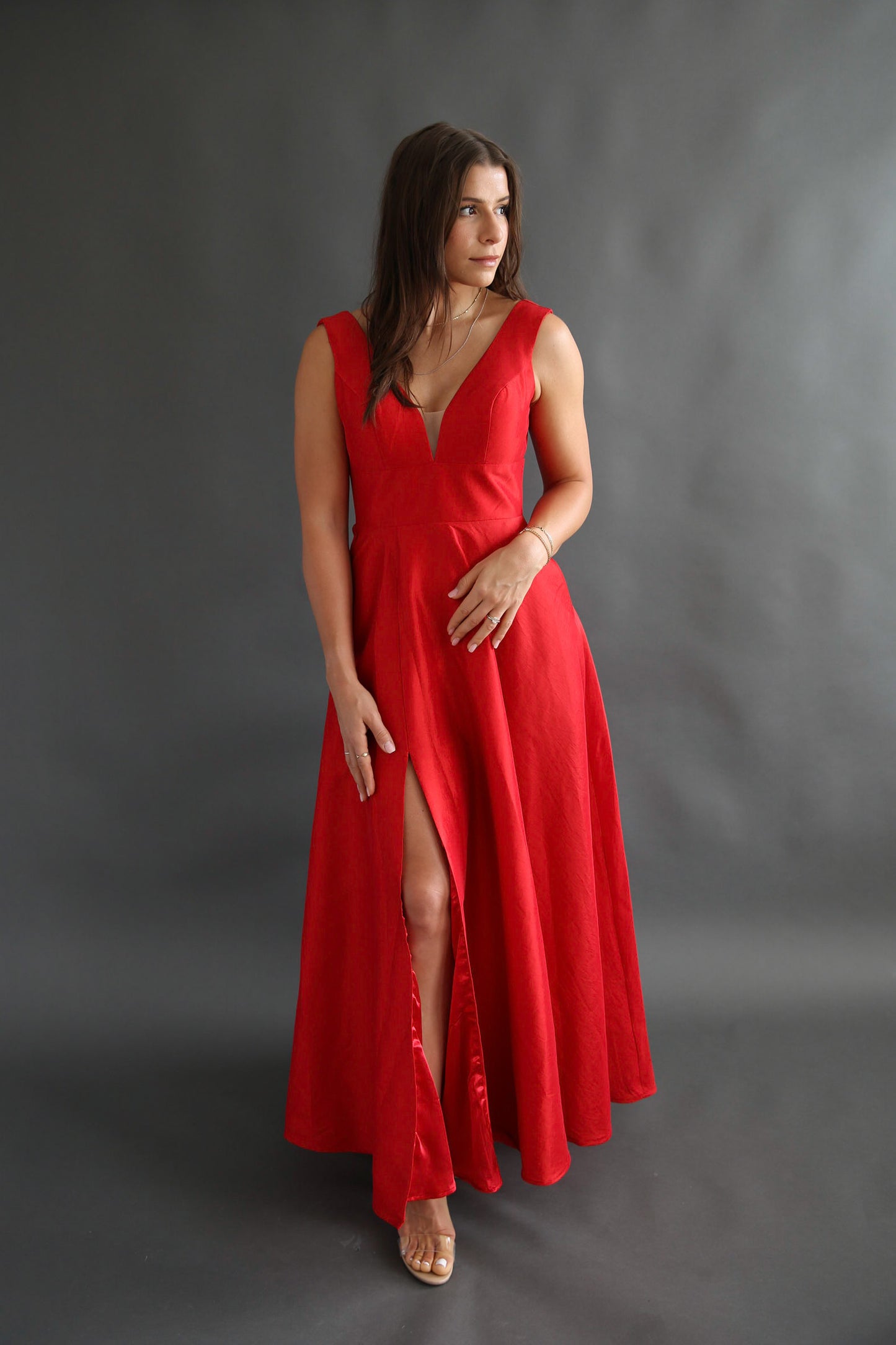 Alyce Red Elegance Dress Rental - Size 2 / X-Small