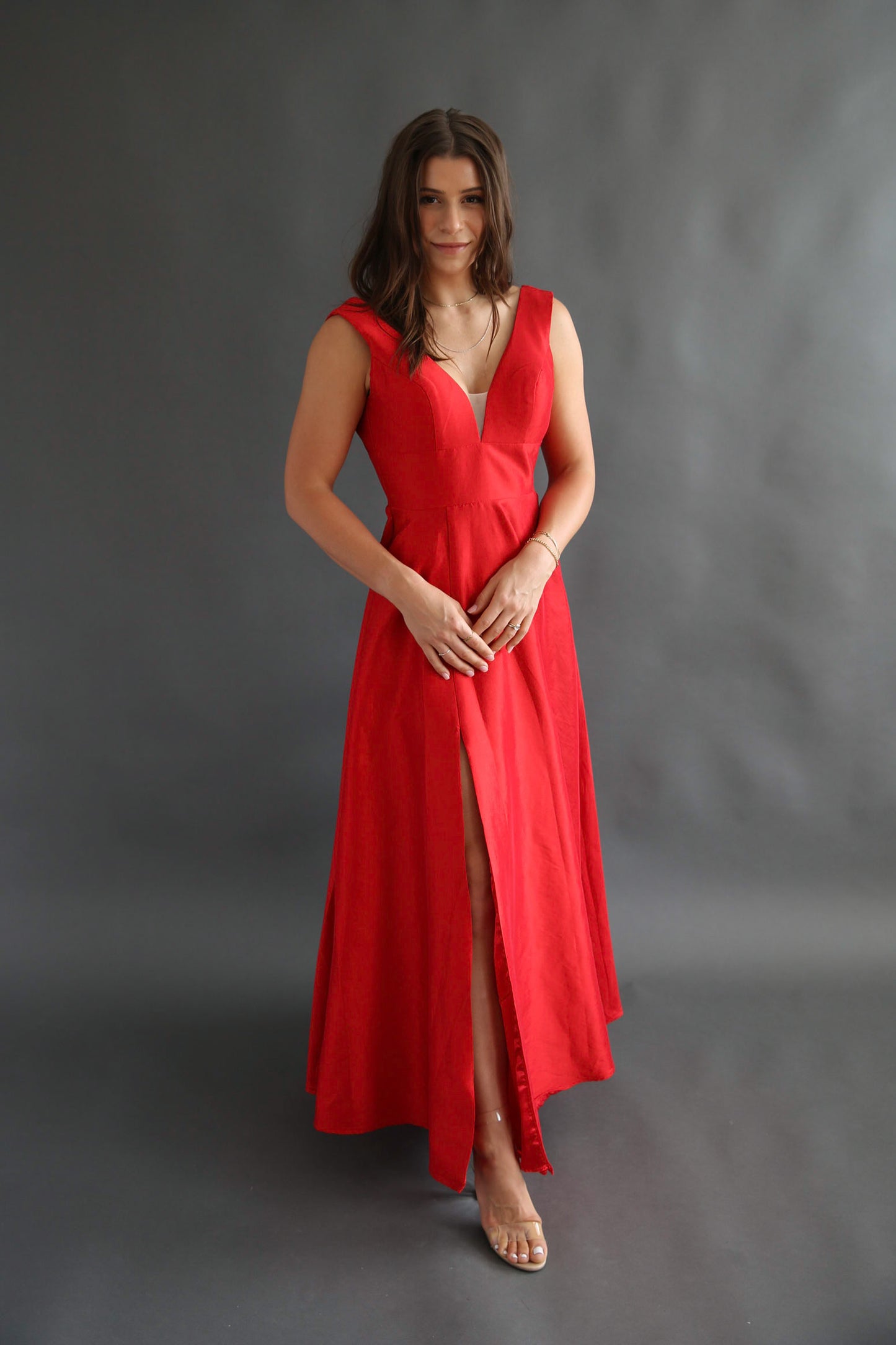 Alyce Red Elegance Dress Rental - Size 2 / X-Small