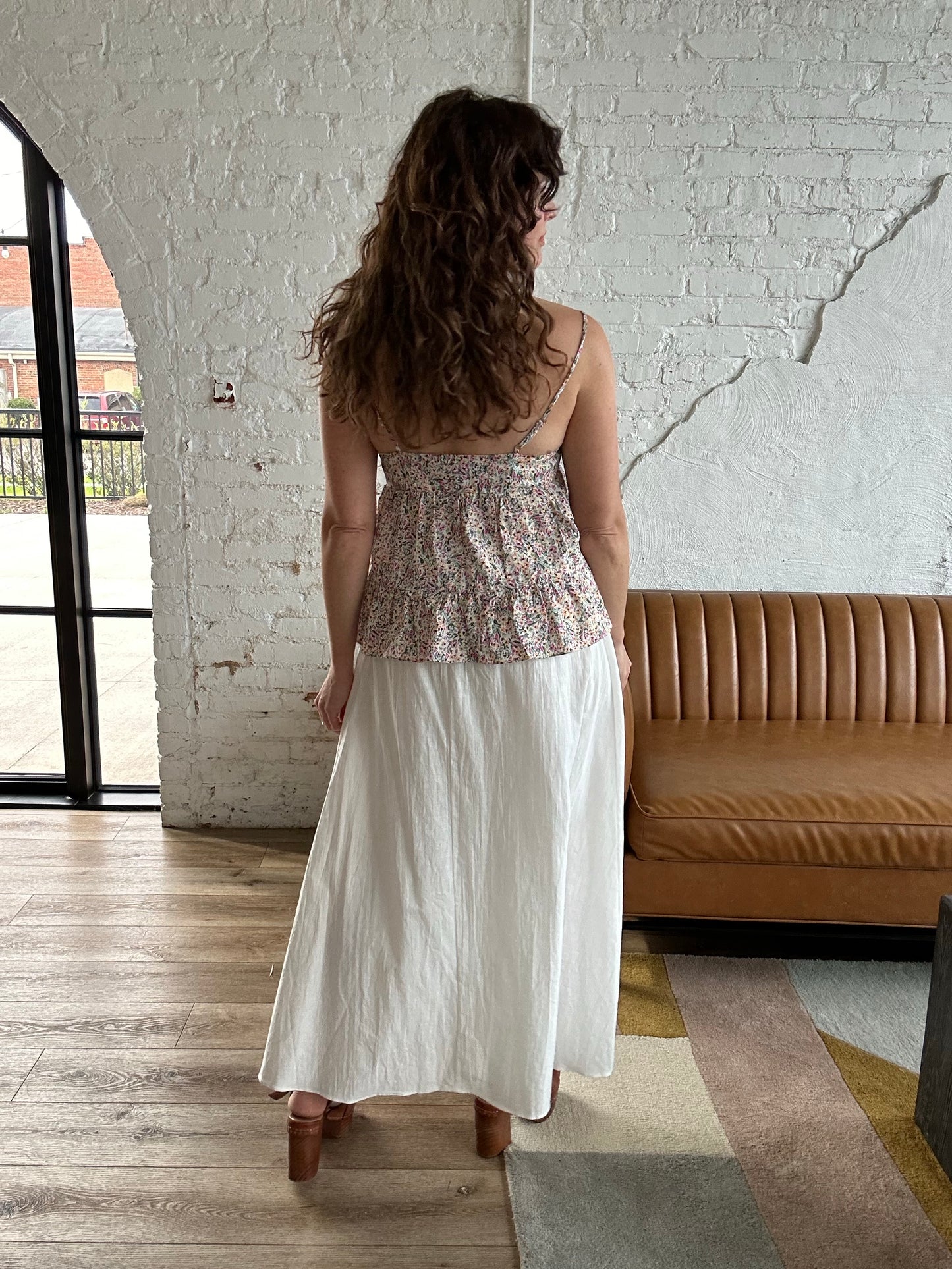 Spring Air Tiered Cami Top