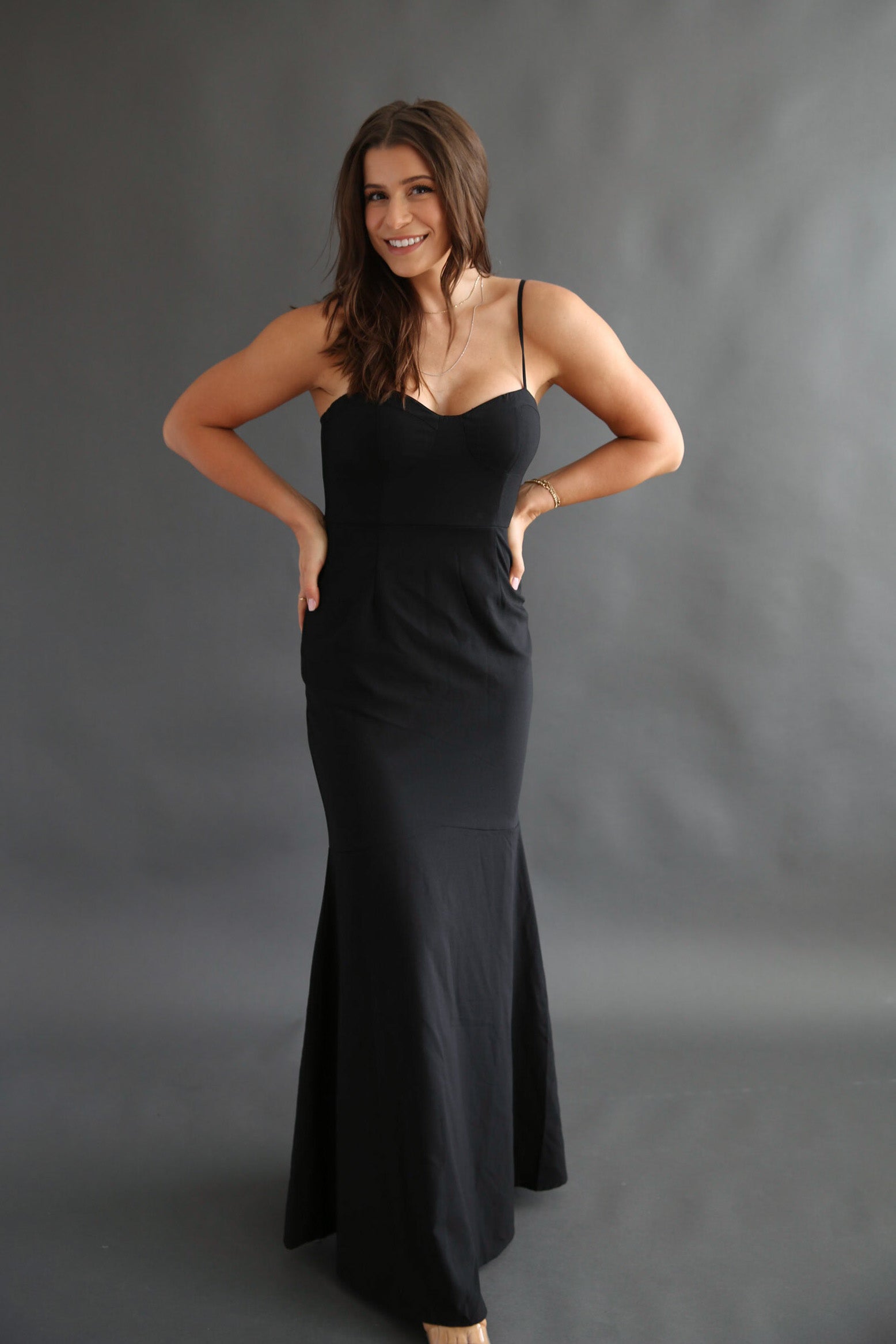 Chelsea Black Gown Dress Rental- Size Small DRESSED Rentals Chelsea Black Gown Dress Rental- Size Small DRESSED Rentals