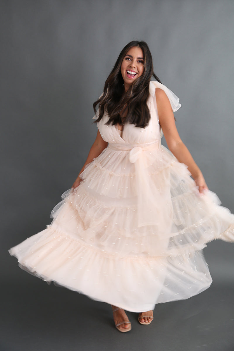 Dreaming of Tulle and Pearls Dress Rental / Size Large (fits med to large)