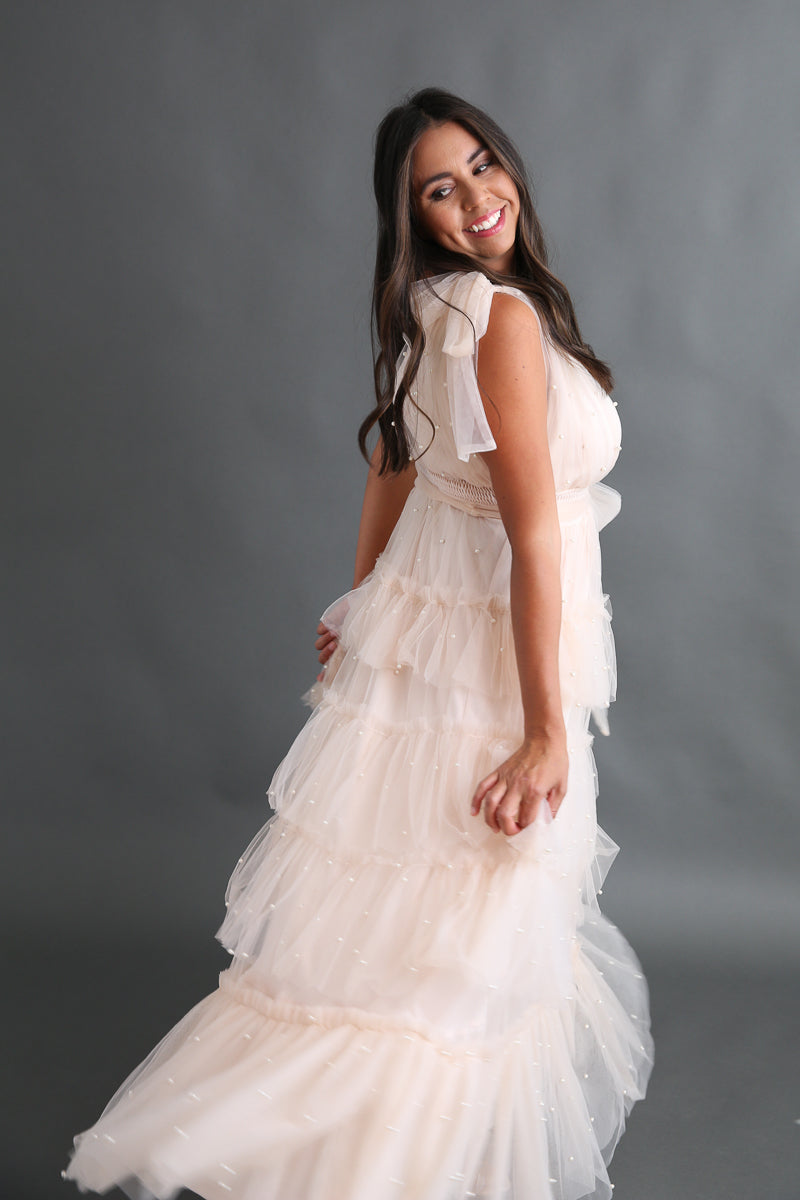 Dreaming of Tulle and Pearls Dress Rental / Size Large (fits med to large)