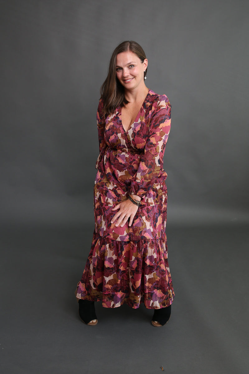 Colorful Romantic Dress Rental - Size Medium