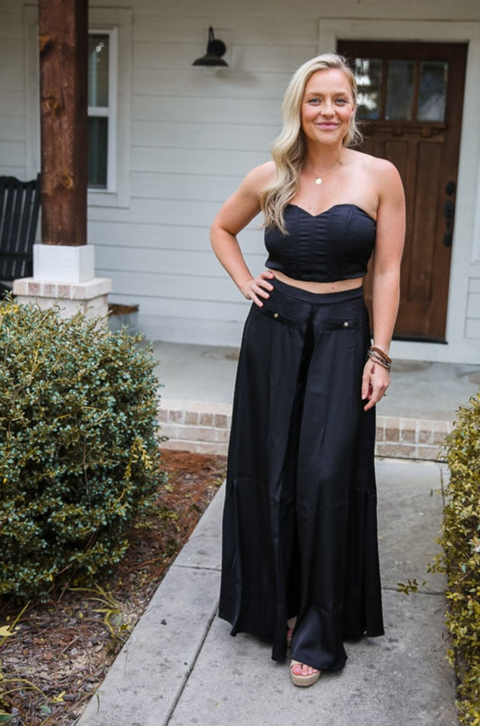All Night Long Corset and Pant Set