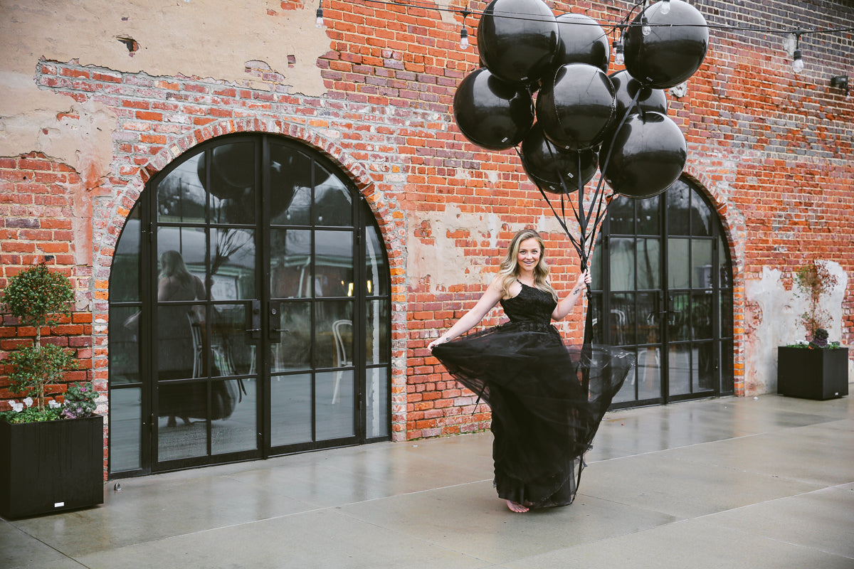 Madonna Black Tulle Gown - Size Small/2or4