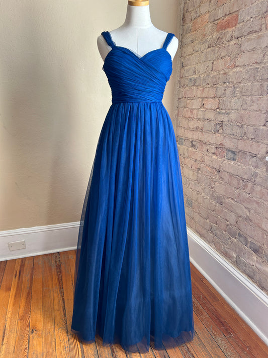 Navy Tulle Dress Rental - Size Medium